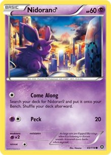 Nidoran M (43) [XY - Steam Siege]