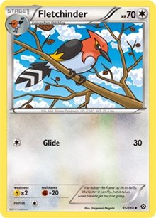Fletchinder (95) [XY - Steam Siege]