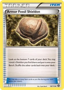 Armor Fossil Shieldon (98) [XY - Steam Siege]