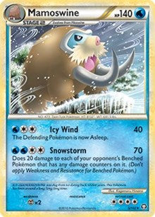 Mamoswine (HGSS Triumphant - Cracked Ice Holo) (5) [Deck Exclusives]