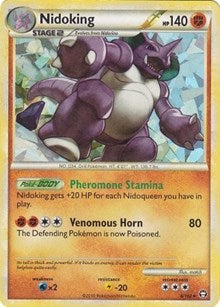 Nidoking (HGSS Triumphant - Cracked Ice Holo) (6) [Deck Exclusives]