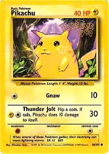 Pikachu - 58/102 (PokeTour 1999 Promo) (58/102) [Miscellaneous Cards & Products]