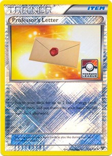 Professor's Letter - 123/146 (League Promo) (123) [League & Championship Cards]