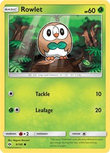 Rowlet (9) [SM Base Set]