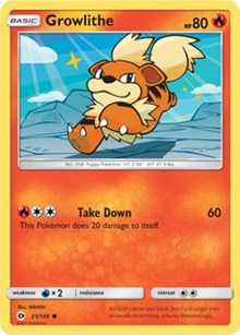 Growlithe (21) [SM Base Set]