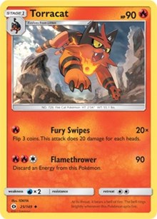 Torracat (25) [SM Base Set]