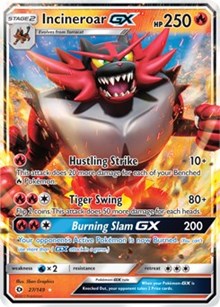 Incineroar GX (27) [SM Base Set]