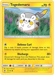 Togedemaru (53) [SM Base Set]