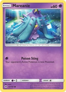 Mareanie (62) [SM Base Set]