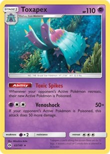 Toxapex (63) [SM Base Set]