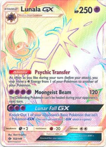 Lunala GX (Secret) (153) [SM Base Set]
