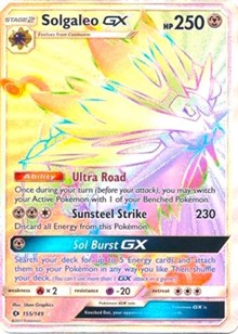 Solgaleo GX (Secret) (155) [SM Base Set]