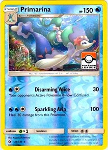 Primarina - 41/149 (League Promo) (41) [League & Championship Cards]