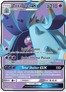 Toxapex GX (Full Art) (136) [SM - Guardians Rising]