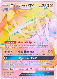 Metagross GX (Secret) (157) [SM - Guardians Rising]