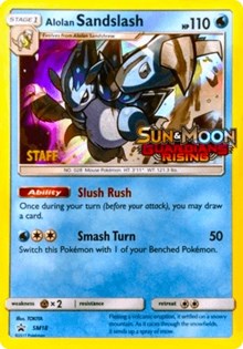 Alolan Sandslash - SM18 - Staff Prerelease Promo (SM18) [SM Promos]