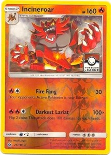 Incineroar - 26/149 (League Promo) (26) [League & Championship Cards]