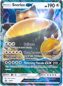 Snorlax GX - SM05 (SM Black Star Promo) (SM05) [Jumbo Cards]