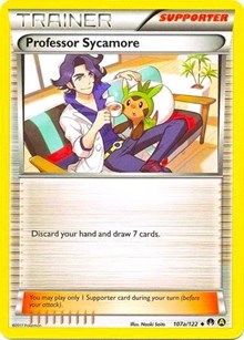 Professor Sycamore (Non-Holo) (107a) [Alternate Art Promos]