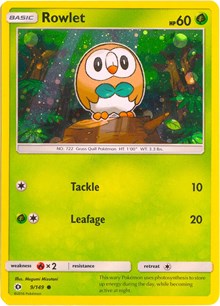 Rowlet (Cosmos Holo) (9) [Miscellaneous Cards & Products]