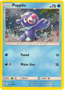Popplio (Cosmos Holo) (39) [Miscellaneous Cards & Products]