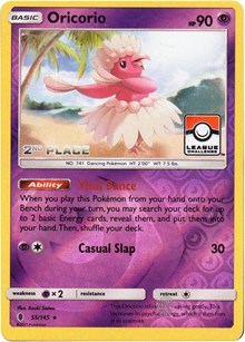 Oricorio - 55/145 (League Promo) [2nd Place] (55) [League & Championship Cards]