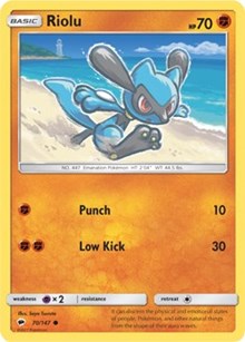 Riolu (70) [SM - Burning Shadows]
