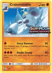 Crabominable - SM47 - Staff Prerelease Promo (SM47) [SM Promos]