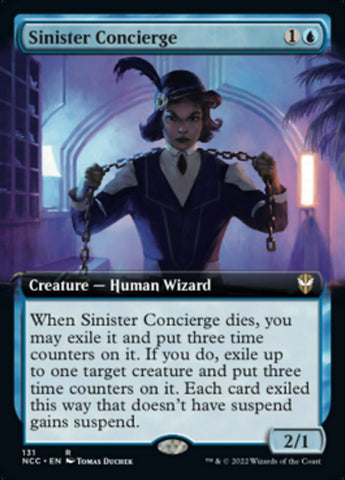Sinister Concierge (Extended Art) [Streets of New Capenna Commander]