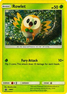 Rowlet - SM01 (General Mills Promo) (SM01) [SM Promos]