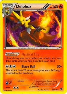 Delphox (Cosmos Holo) - 26/146 XY Base Set (26) [Blister Exclusives]