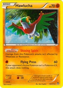 Hawlucha (Cosmos Holo) - 63/111 Furious Fists (63) [Blister Exclusives]