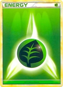Grass Energy (2010 Unnumbered HGSS Style Non-Holo) (null) [League & Championship Cards]