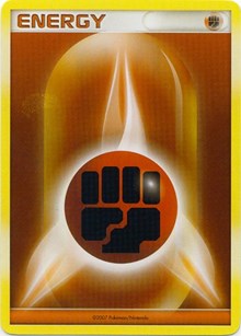 Fighting Energy (2007 Unnumbered D/P Style Non-Holo) (null) [League & Championship Cards]