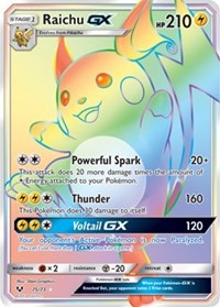 Raichu GX (Secret) (75) [Shining Legends]