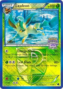 Leafeon - 11/116 (States Championship Promo) [Staff] (11) [League & Championship Cards]
