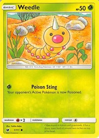 Weedle (1) [SM - Crimson Invasion]