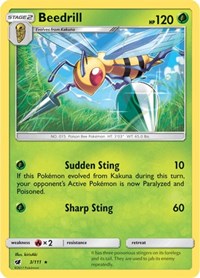 Beedrill (3) [SM - Crimson Invasion]