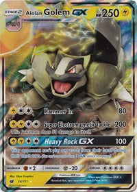 Alolan Golem GX (34) [SM - Crimson Invasion]