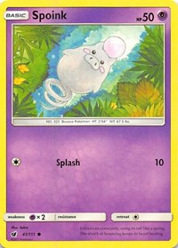 Spoink (41) [SM - Crimson Invasion]