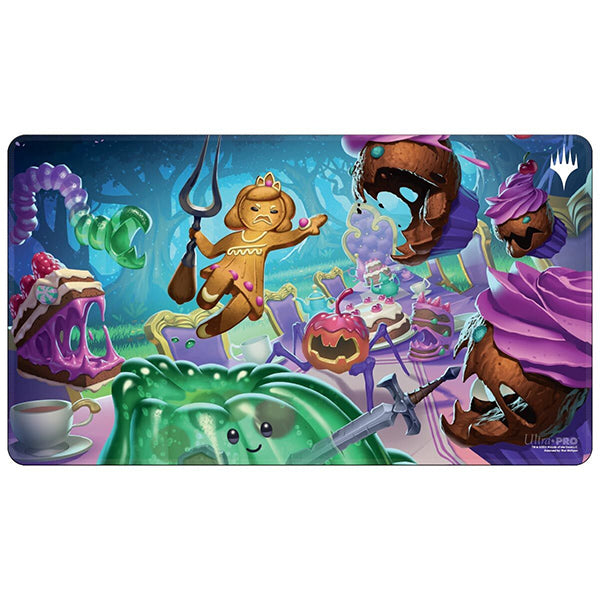 Playmat: MTG White Stitched- Wilds of Eldraine- Food Fight