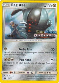 Registeel - SM75 (Staff Prerelease Promo) (SM75) [SM Promos]