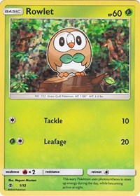 Rowlet (1) [McDonald's Promos 2017]