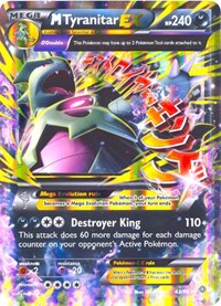 M Tyranitar EX - 43 (Ancient Origins) (43) [Jumbo Cards]