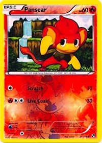 Pansear (Energy Reverse Holo) (21) [Miscellaneous Cards & Products]