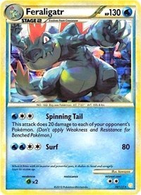 Feraligatr (Cracked Ice Holo) (20) [HeartGold SoulSilver]