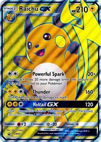 Raichu GX - SM90 (SM Black Star Promo) (SM90) [Jumbo Cards]