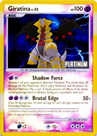Giratina (Platinum) (4) [Burger King Promos]