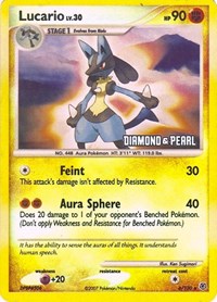 Lucario (Diamond & Pearl) (6) [Burger King Promos]