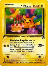 Pikachu (Birthday) (24) [Pikachu World Collection Promos]